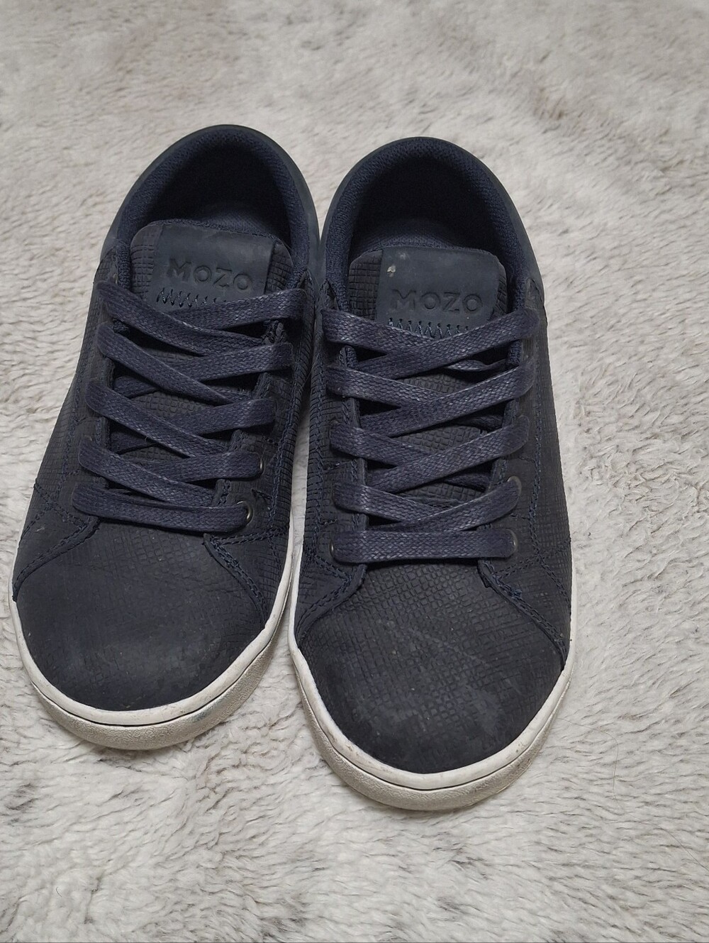 Women's Navy and Brown Casual Sneakers
